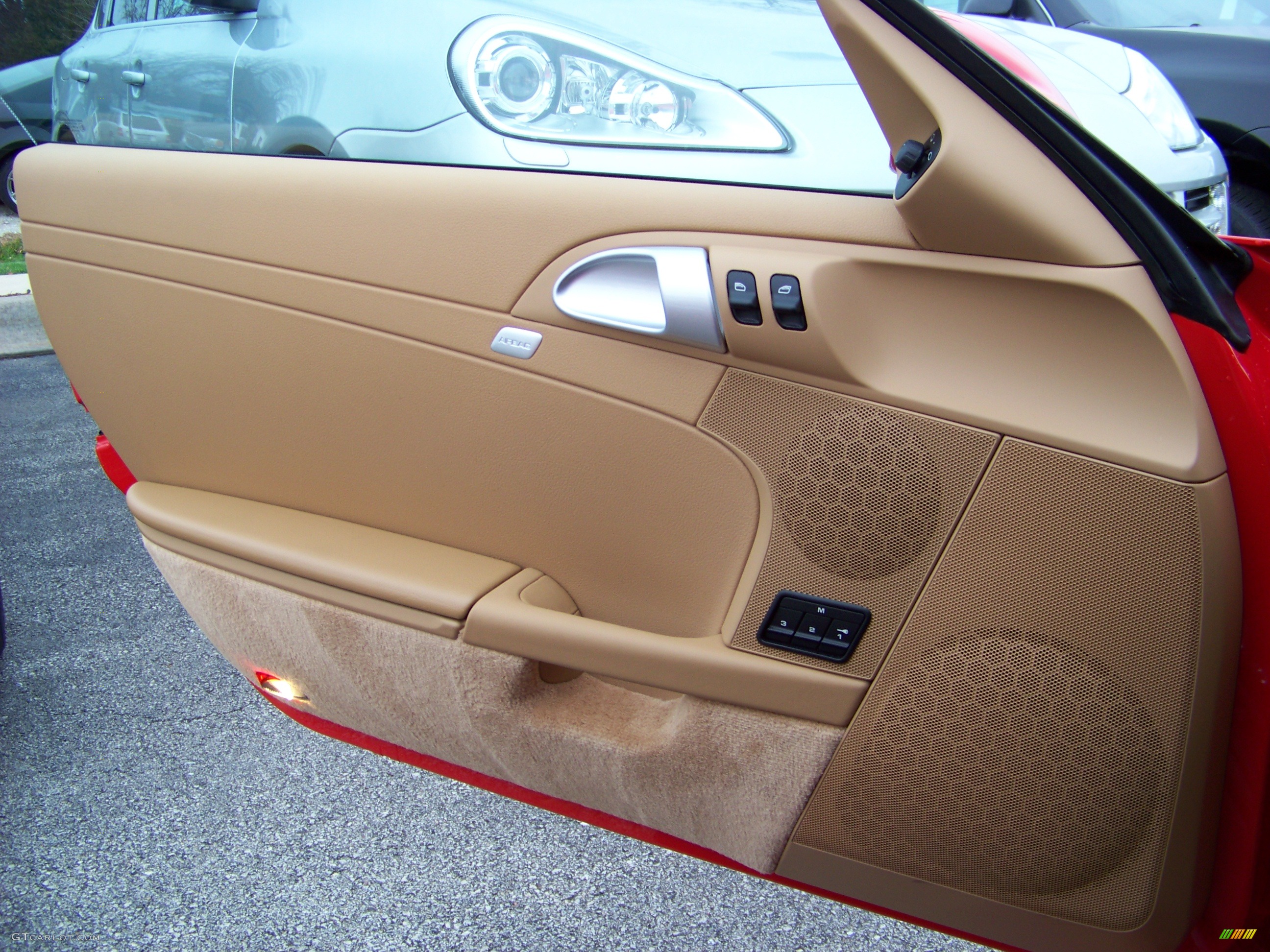 2008 Porsche Cayman Standard Cayman Model Sand Beige Door Panel Photo #514985