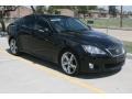 2010 Obsidian Black Lexus IS 250  photo #3