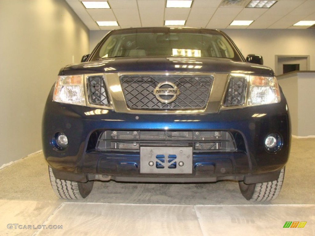 2008 Pathfinder SE 4x4 - Majestic Blue / Cafe Latte photo #3