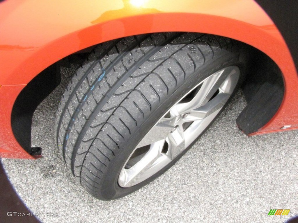 2010 Camaro SS Coupe - Inferno Orange Metallic / Black photo #41