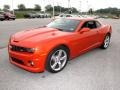 Inferno Orange Metallic 2010 Chevrolet Camaro SS Coupe Exterior