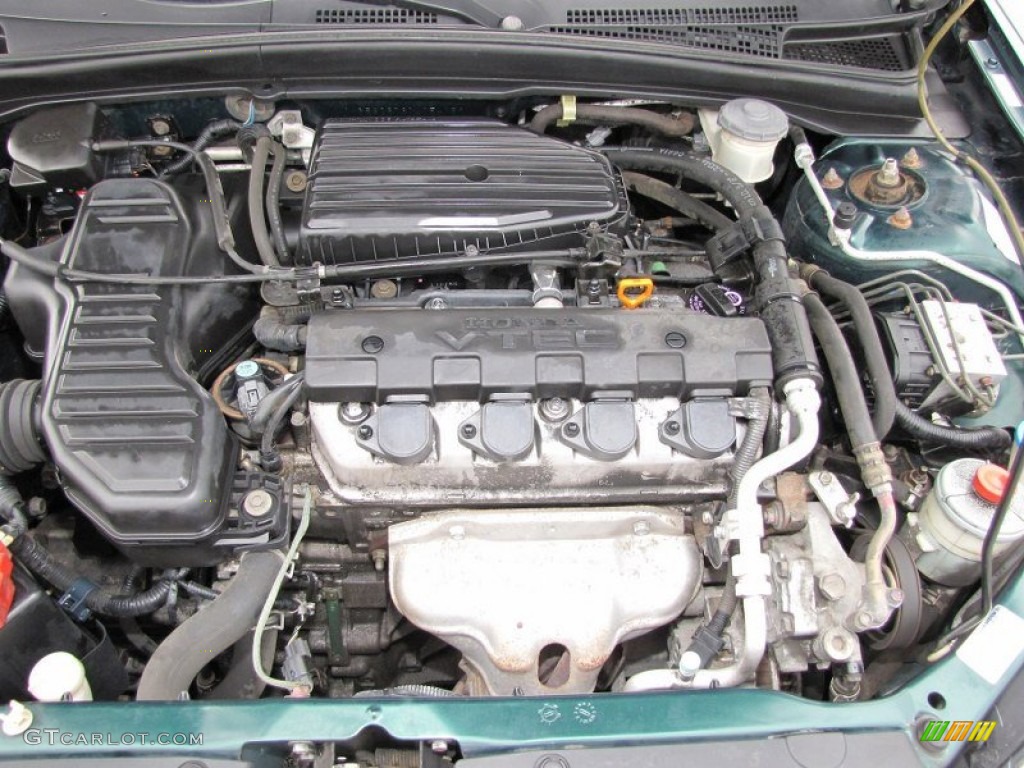 2001 Honda Civic EX Sedan 1.7L SOHC 16V 4 Cylinder Engine Photo #51502372