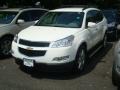 2011 White Chevrolet Traverse LT  photo #1