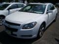 2011 Summit White Chevrolet Malibu LT  photo #1