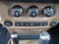 2011 Jeep Wrangler Unlimited Black/Dark Saddle Interior Controls Photo