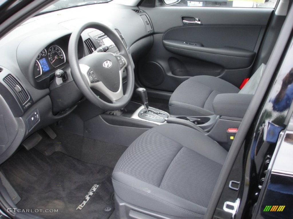 Black Interior 2011 Hyundai Elantra Touring GLS Photo #51503575
