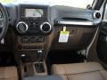 2011 Jeep Wrangler Unlimited Black/Dark Saddle Interior Dashboard Photo