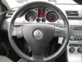Black 2006 Volkswagen Passat 3.6 Sedan Steering Wheel