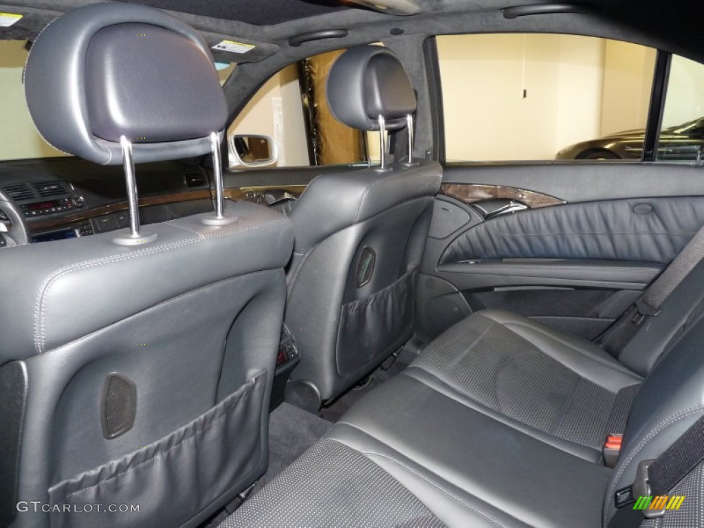 Black Interior 2008 Mercedes-Benz E 63 AMG Sedan Photo #51503836