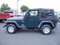 2005 Deep Beryl Green Pearl Jeep Wrangler X 4x4  photo #9