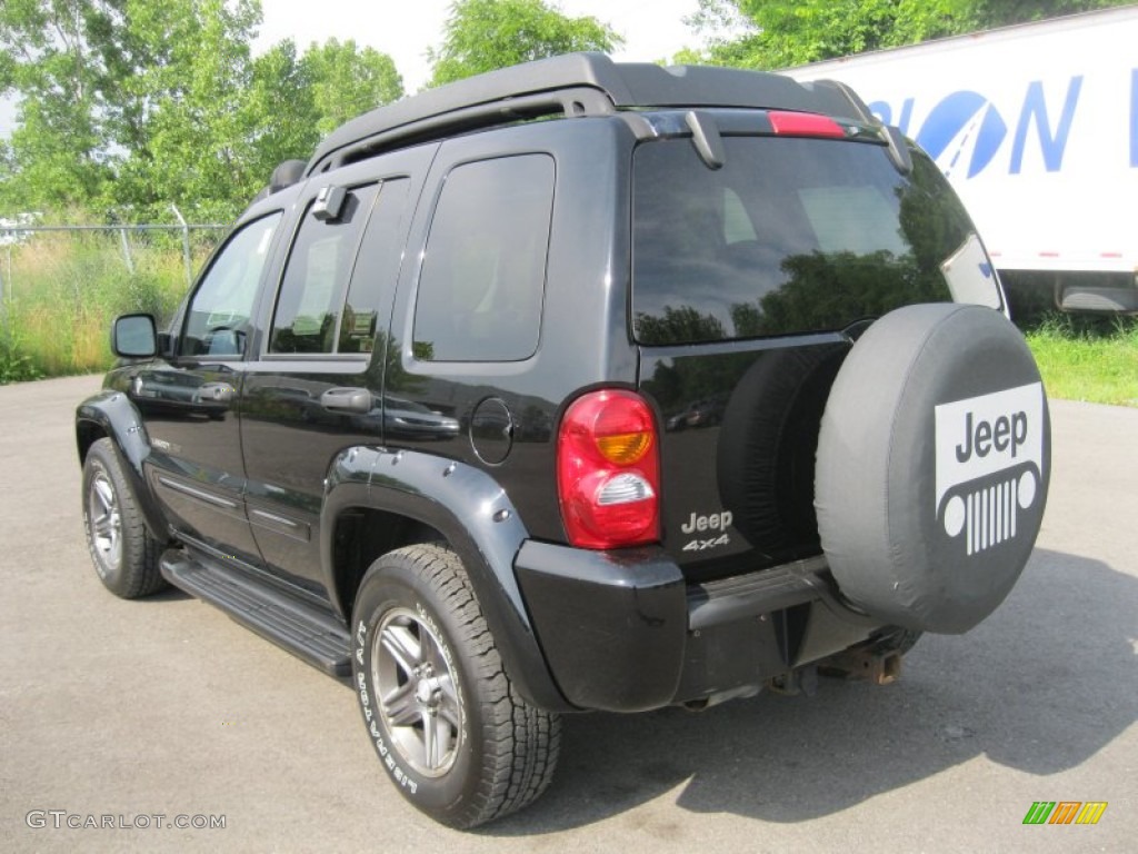 Black Clearcoat 2003 Jeep Liberty Renegade 4x4 Exterior Photo #51506731