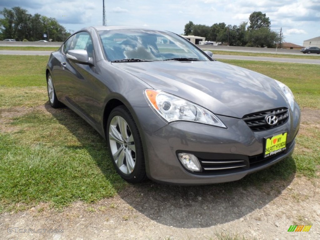 2011 Genesis Coupe 3.8 Grand Touring - Nordschleife Gray / Black Leather photo #1