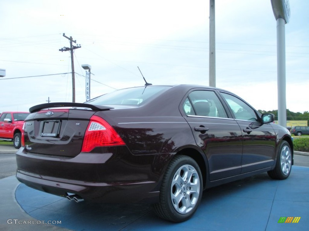 2011 Fusion SE - Bordeaux Reserve Metallic / Charcoal Black photo #3