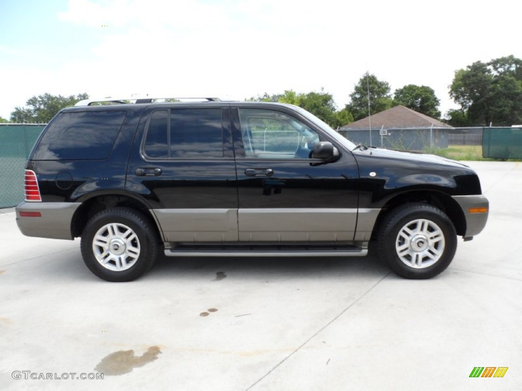 Black Clearcoat 2004 Mercury Mountaineer V8 Premier AWD Exterior Photo #51510121