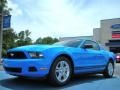 2012 Grabber Blue Ford Mustang V6 Coupe  photo #1