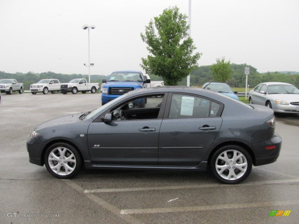 Metropolitan Gray Mica 2009 Mazda MAZDA3 s Grand Touring Sedan Exterior Photo #51510211