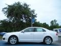 2012 White Platinum Tri-Coat Ford Fusion SE  photo #2