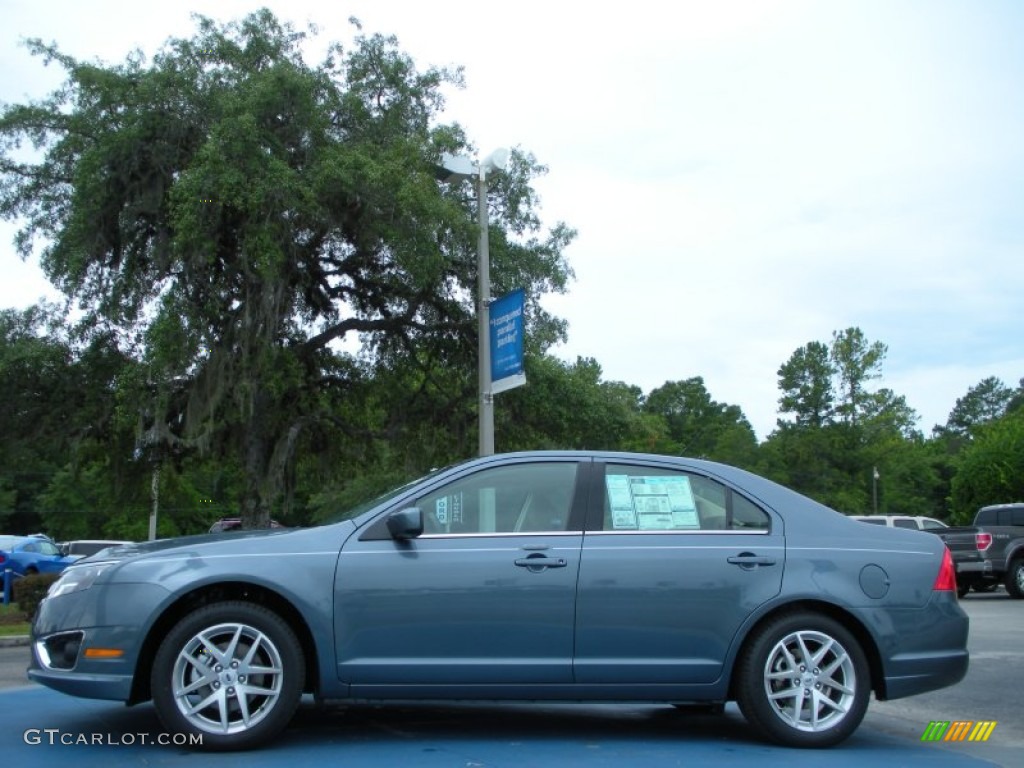 Steel Blue Metallic 2012 Ford Fusion SEL V6 Exterior Photo #51510523