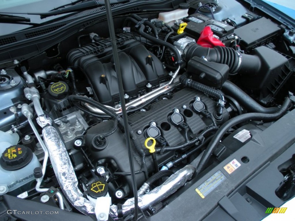 2012 Ford Fusion SEL V6 3.0 Liter Flex-Fuel DOHC 24-Valve VVT Duratec V6 Engine Photo #51510664