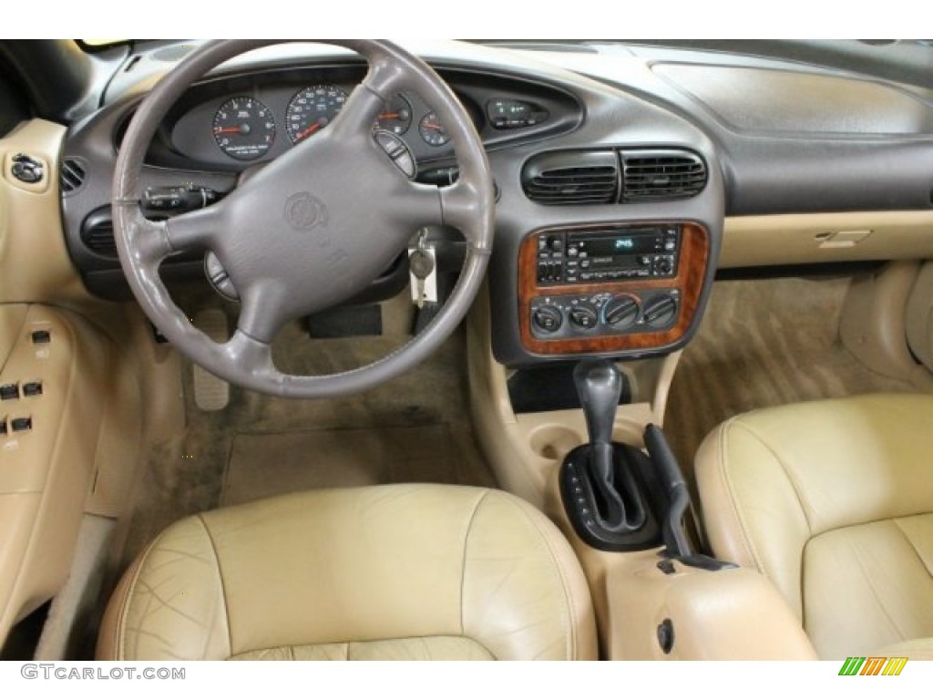 1999 Chrysler Sebring JXi Convertible Camel Beige Dashboard Photo #51510802