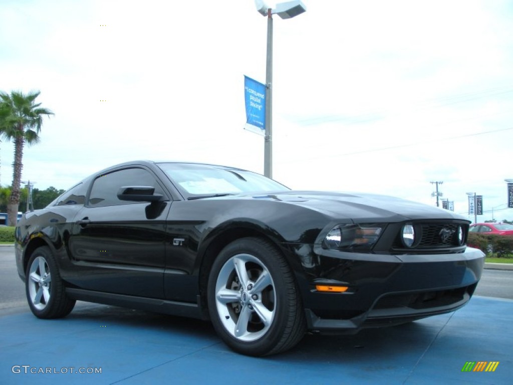 Black 2010 Ford Mustang GT Premium Coupe Exterior Photo #51511339