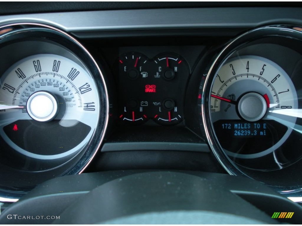 2010 Ford Mustang GT Premium Coupe Gauges Photo #51511522