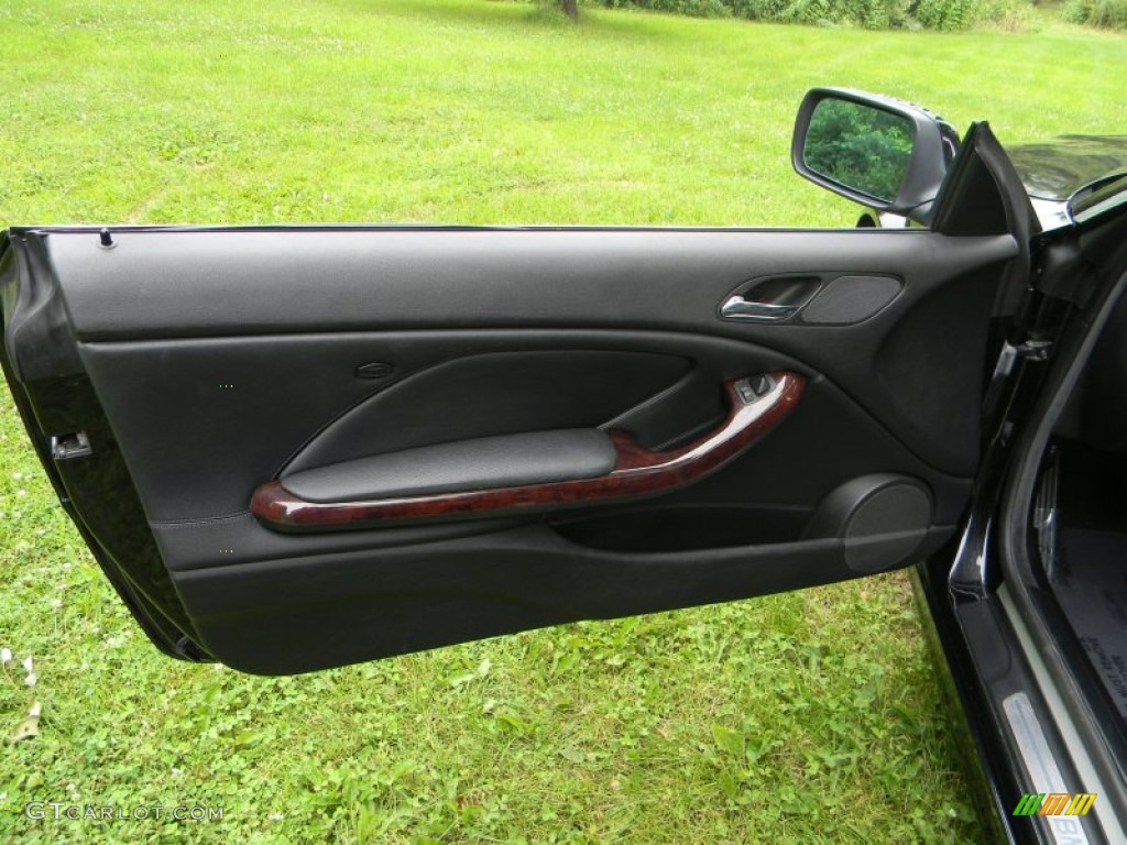 2003 BMW 3 Series 325i Coupe Black Door Panel Photo #51514177