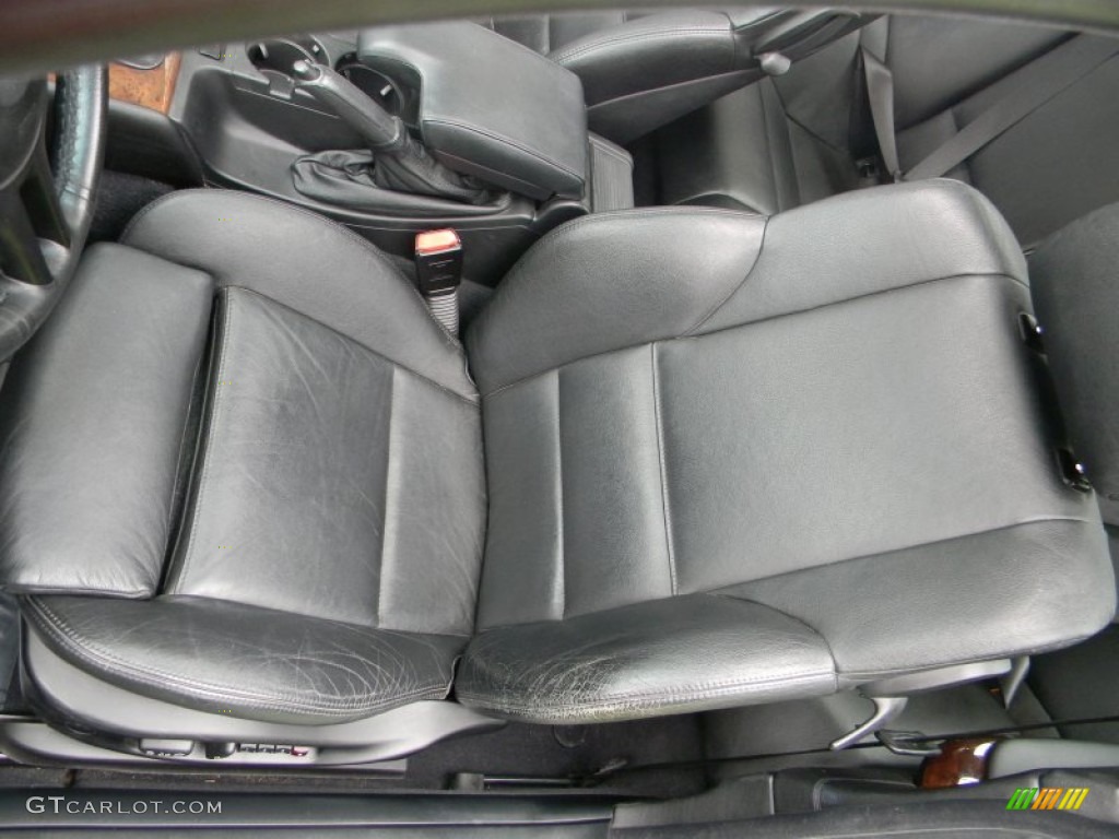 Black Interior 2003 BMW 3 Series 325i Coupe Photo #51514204