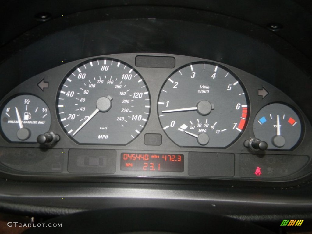 2003 BMW 3 Series 325i Coupe Gauges Photo #51514531