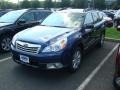 2011 Azurite Blue Pearl Subaru Outback 2.5i Premium Wagon  photo #1