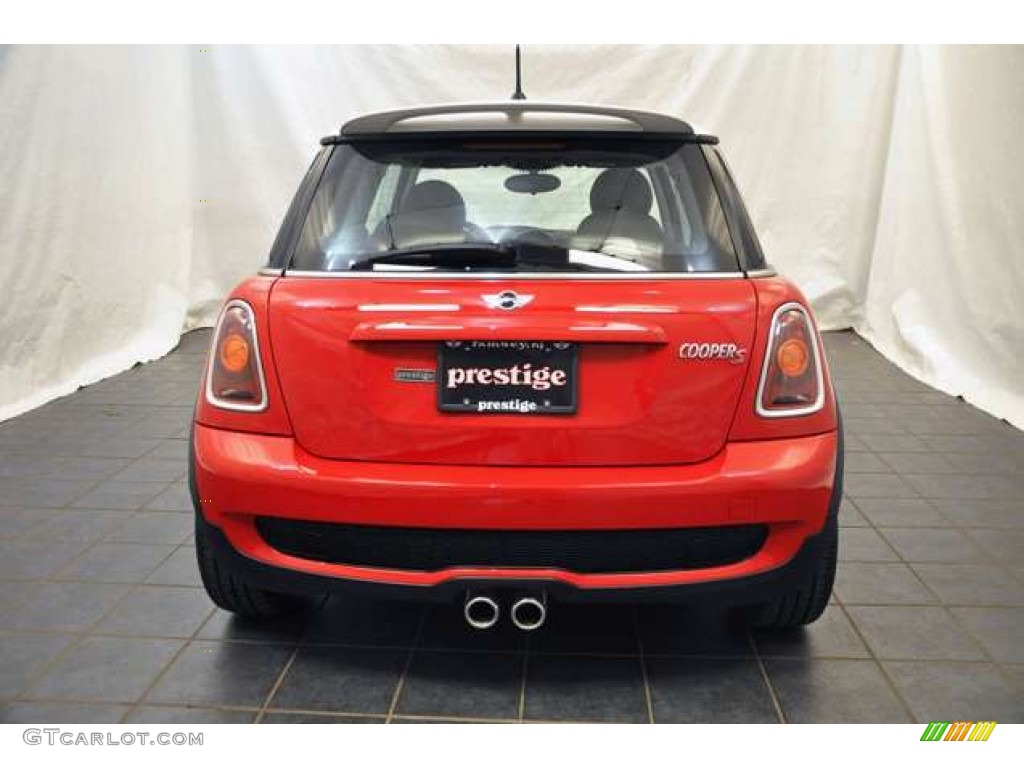 2007 Cooper S Hardtop - Chili Red / Carbon Black/Black photo #4