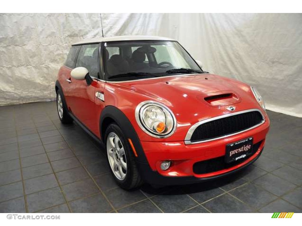 2007 Cooper S Hardtop - Chili Red / Carbon Black/Black photo #13