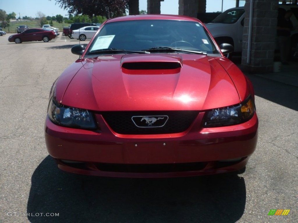 2003 Mustang GT Coupe - Redfire Metallic / Medium Parchment photo #3