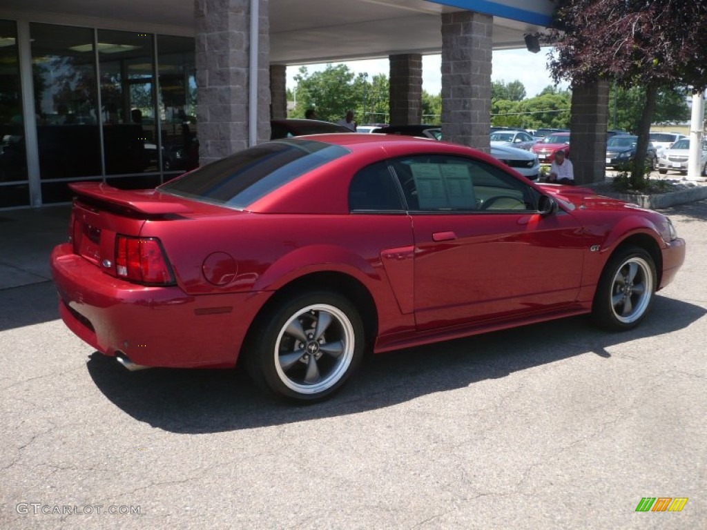2003 Mustang GT Coupe - Redfire Metallic / Medium Parchment photo #6