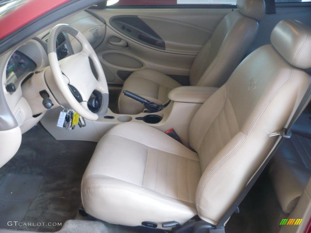 2003 Mustang GT Coupe - Redfire Metallic / Medium Parchment photo #10