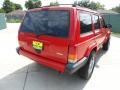 2000 Flame Red Jeep Cherokee Sport  photo #3