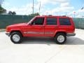 2000 Flame Red Jeep Cherokee Sport  photo #6