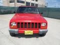 2000 Flame Red Jeep Cherokee Sport  photo #8