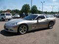 Machine Silver 2005 Chevrolet Corvette Coupe Exterior