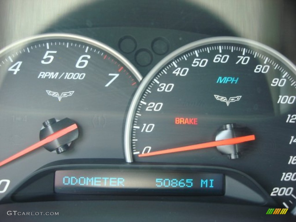 2007 Chevrolet Corvette Coupe Gauges Photo #51518941