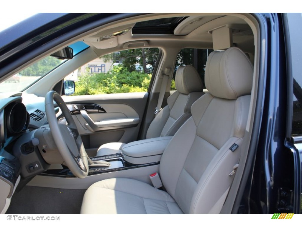 Taupe Interior 2009 Acura MDX Technology Photo #51519127