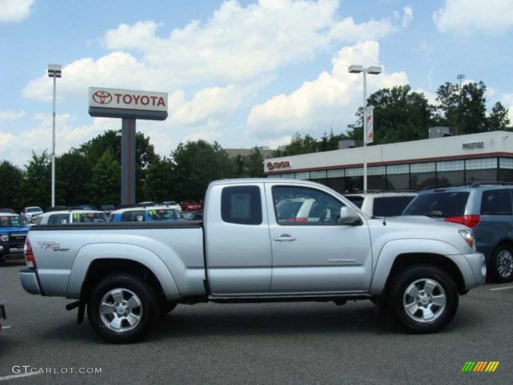 2009 Tacoma V6 TRD Sport Access Cab 4x4 - Silver Streak Mica / Graphite Gray photo #1