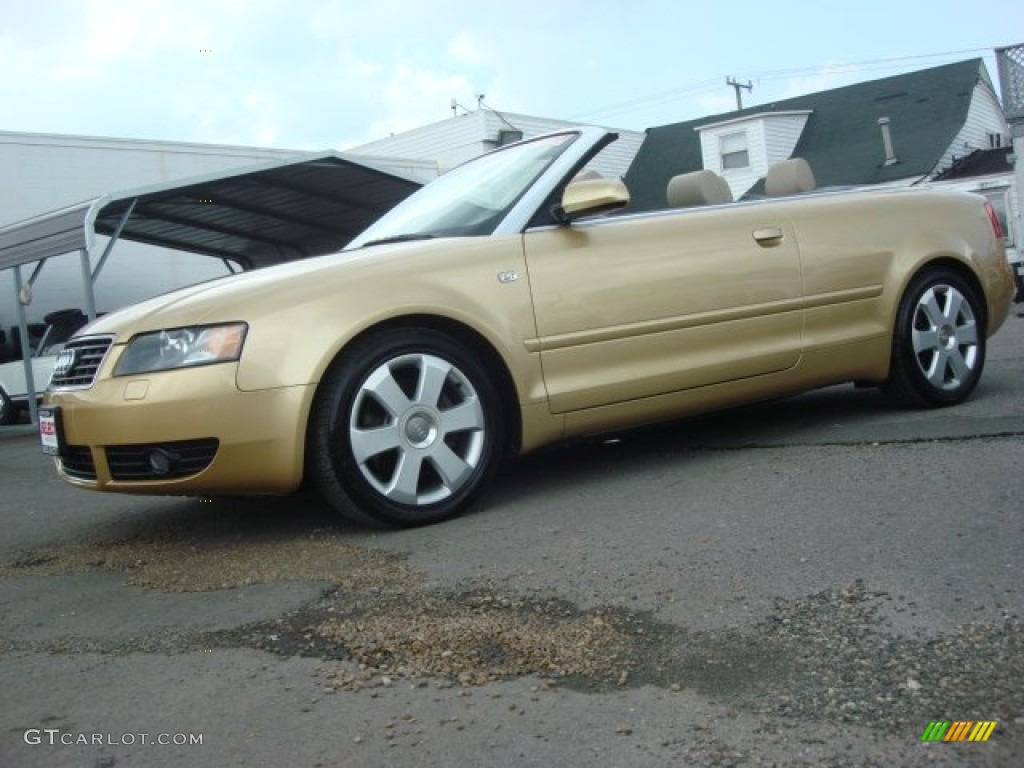 Alpaka Beige Pearl Effect 2004 Audi A4 3.0 quattro Cabriolet Exterior Photo #51521266