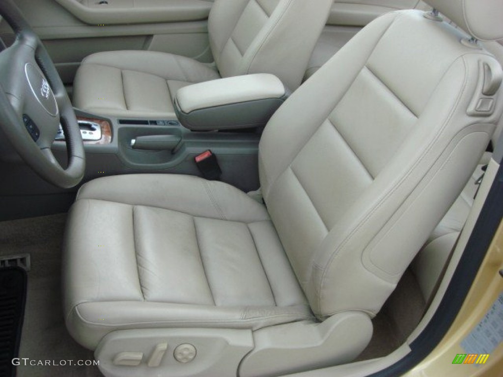 Beige Interior 2004 Audi A4 3.0 quattro Cabriolet Photo #51521341