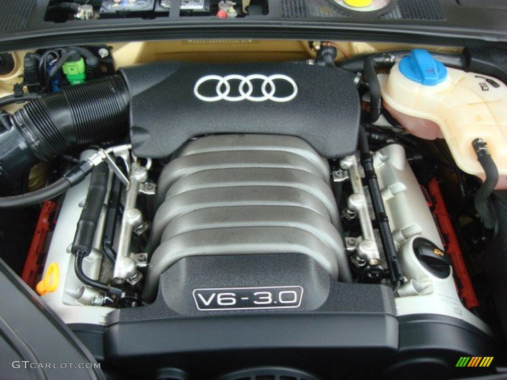 2004 Audi A4 3.0 quattro Cabriolet 3.0 Liter DOHC 30-Valve V6 Engine Photo #51521456