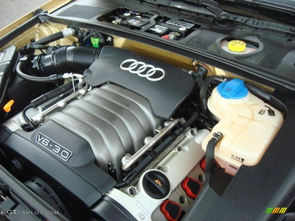 2004 Audi A4 3.0 quattro Cabriolet 3.0 Liter DOHC 30-Valve V6 Engine Photo #51521473