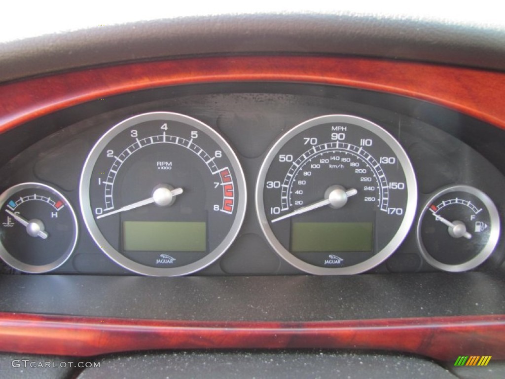 2008 Jaguar S-Type 4.2 Gauges Photos