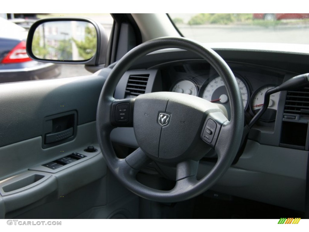2008 Dodge Durango SXT 4x4 Dark/Light Slate Gray Steering Wheel Photo #51524398