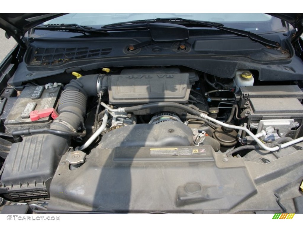 2008 Dodge Durango SXT 4x4 4.7 Liter SOHC 16-Valve Flex-Fuel V8 Engine Photo #51524422