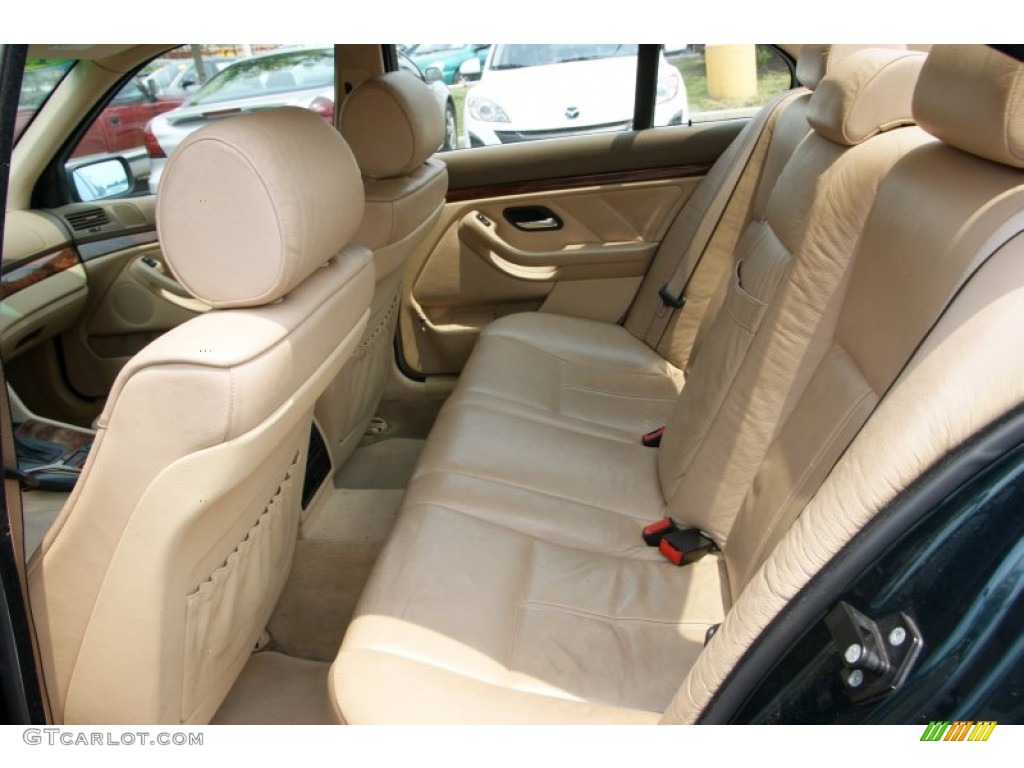 Sand Beige Interior 1997 BMW 5 Series 540i Sedan Photo #51524566